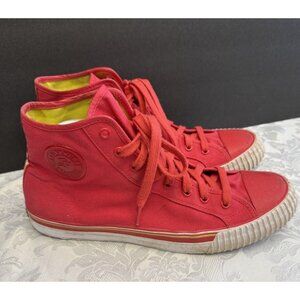 PF Fliers Center Hi Red Canvas High Top Shoe Men’s‎ 11 Women’s 12.5